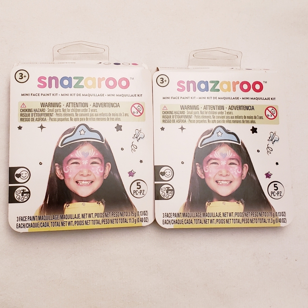 2 Snazaroo Mini Face Paint Kit
